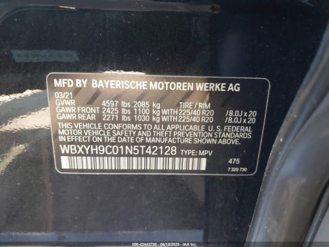 2022 BMW X2 WBXYH9C01N5T42128 Photo 8