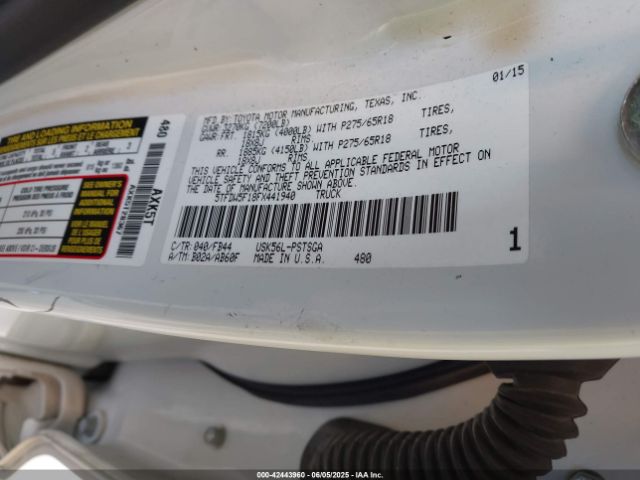 5TFDW5F18FX441940 Toyota 3ur-fe
