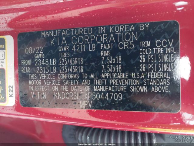 2023 KIA NIRO KNDCR3LEXP5044709 Photo 8