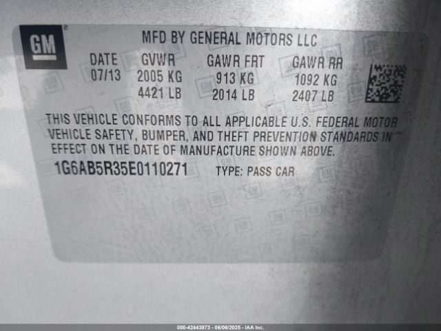 2014 CADILLAC ATS 1G6AB5R35E0110271 Photo 8