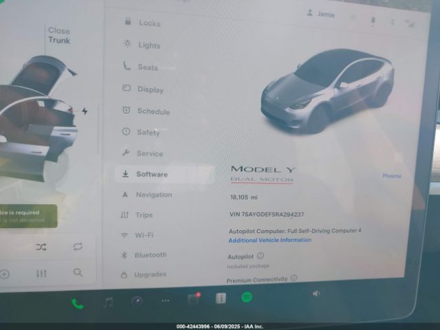 2024 TESLA MODEL Y 7SAYGDEF5RA294237 Photo 6