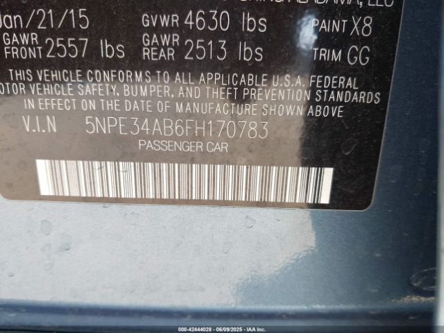 5NPE34AB6FH170783 Hyundai dohc t-gdi theta-ii