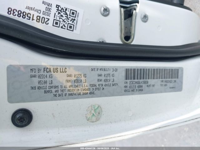 2020 CHRYSLER 300 2C3CCAAG8LH158838 Photo 8