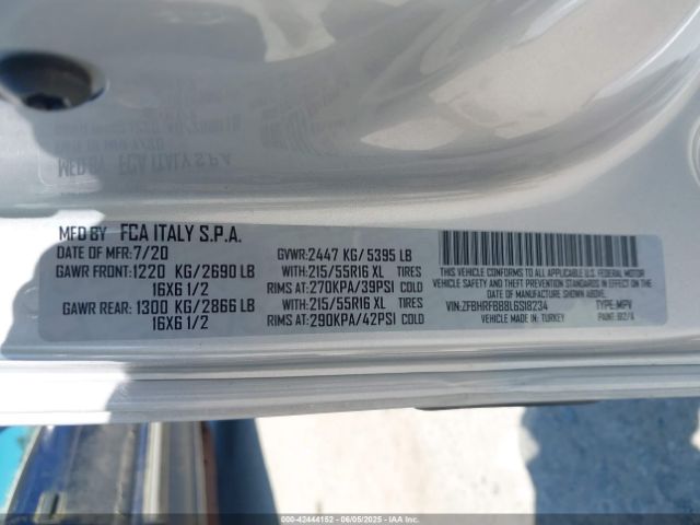 ZFBHRFBB8L6S18234 RAM 2020