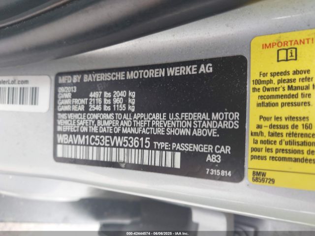 2014 BMW X1 WBAVM1C53EVW53615 Photo 8