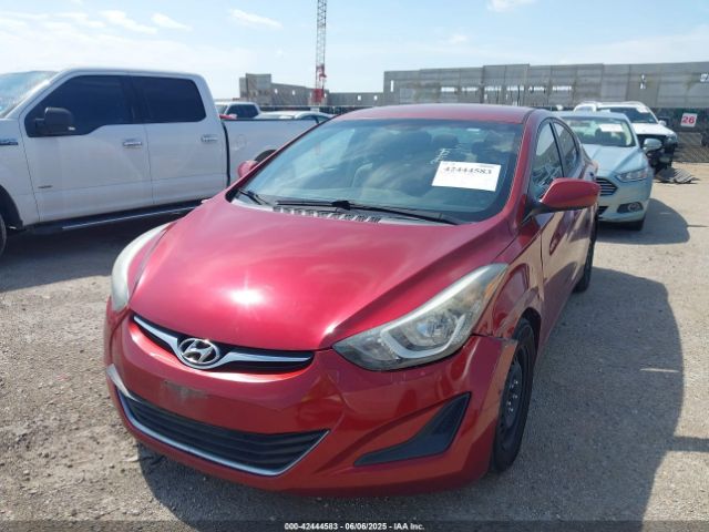 5NPDH4AE6GH728494 Hyundai ELANTRA SE