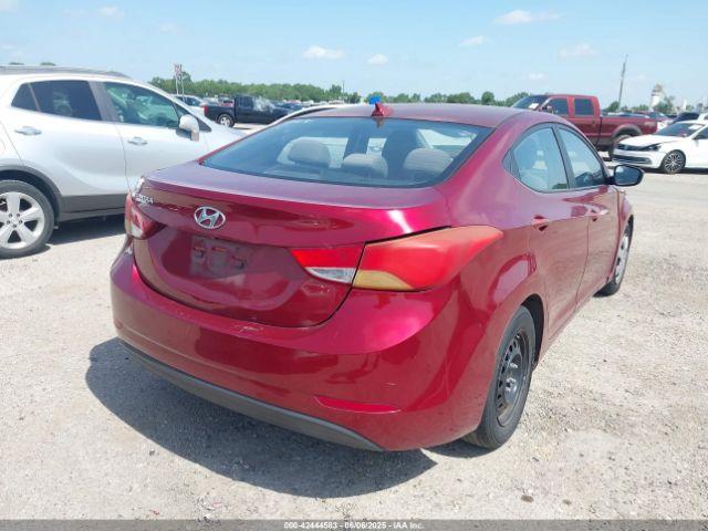 5NPDH4AE6GH728494 Hyundai ELANTRA SE