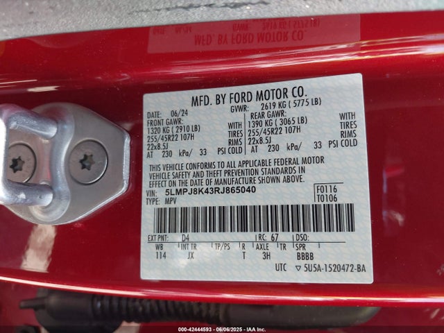 5LMPJ8K43RJ865040 Lincoln gtdi b