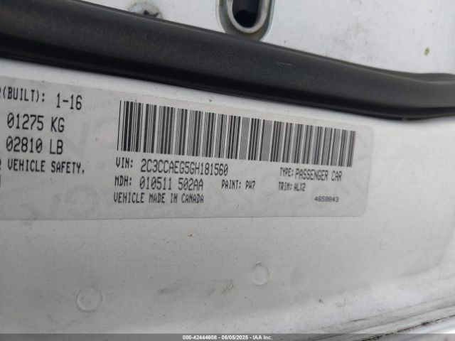 2016 CHRYSLER 300C 2C3CCAEG5GH181560 Photo 8