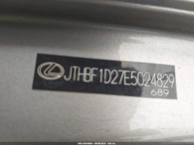 Lexus 4gr-fse 2014 JTHBF1D27E5024829 Image 9