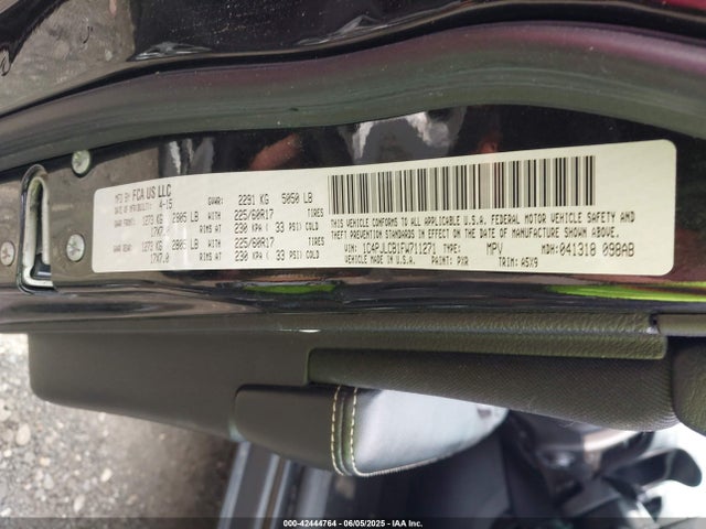 Aukcja sprzedaży 2015 Jeep Cherokee Latitude, vin: 1C4PJLCB1FW711271, numer aukcji: 42444764