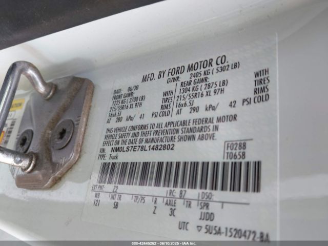 NM0LS7E78L1482802 Ford Transit Connect Xl Cargo Van