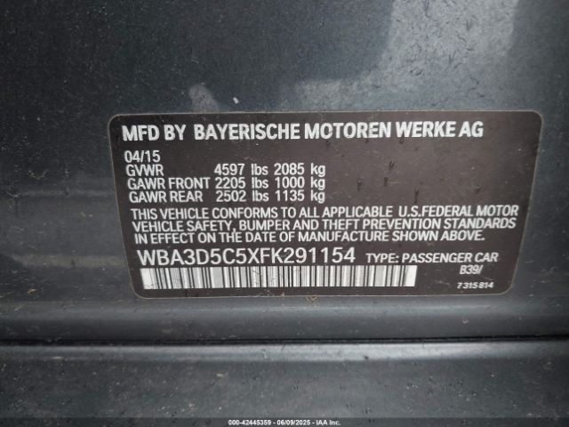 2015 BMW 328D WBA3D5C5XFK291154 Photo 8