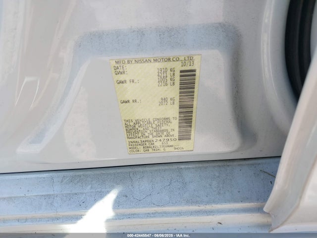 Nissan 2014 2014 1N4AL3AP0EN247950 Image 9