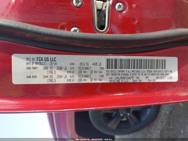 1C4NJPBA9FD246757 Jeep Patriot Altitude Edition
