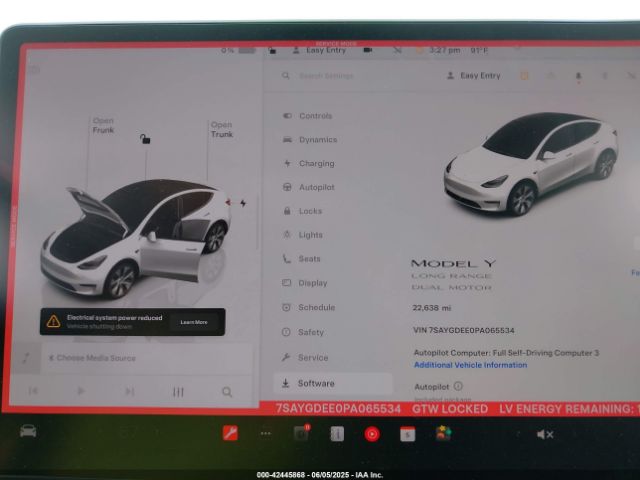 2023 TESLA MODEL Y 7SAYGDEE0PA065534 Photo 6