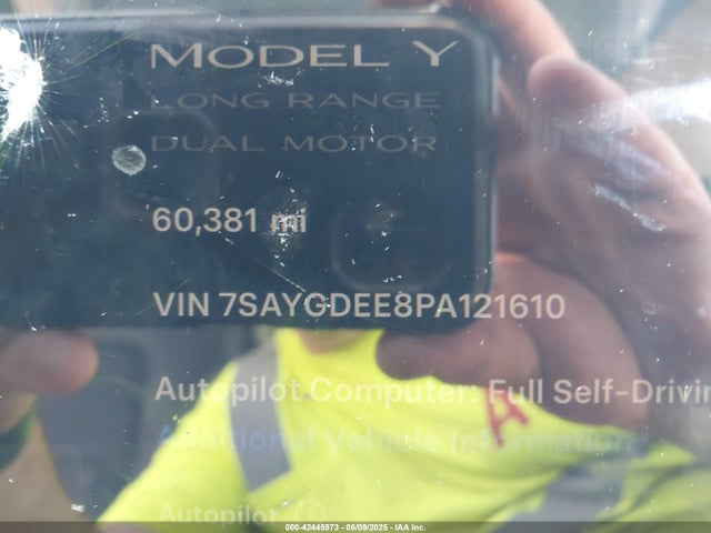 2023 TESLA MODEL Y 7SAYGDEE8PA121610 Photo 6