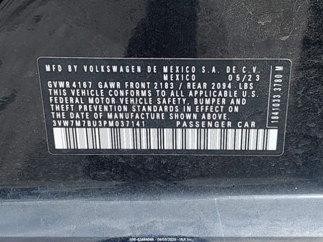 2023 VOLKSWAGEN JETTA 3VW7M7BU3PM037141 Photo 8