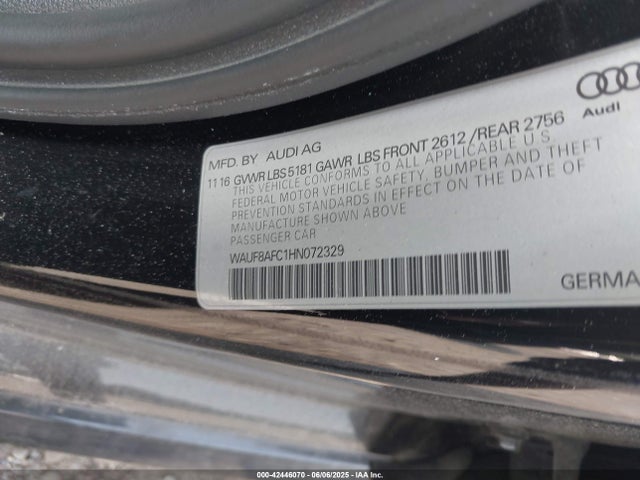 2017 AUDI A6 WAUF8AFC1HN072329 Photo 8