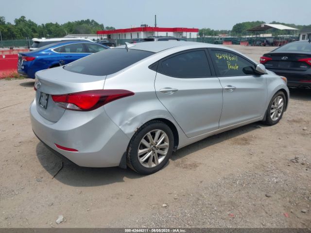 KMHDH4AE3FU229460 Hyundai ELANTRA SE