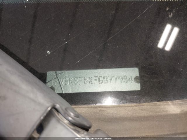 1FM5K8F8XFGB77954 Ford 2015