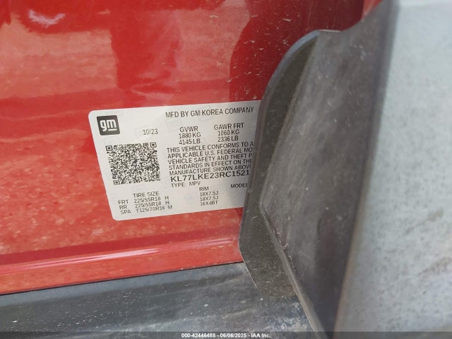KL77LKE23RC152178 Chevrolet lih