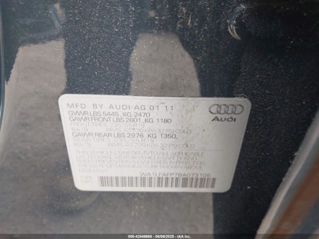 2011 AUDI Q5 WA1LFAFP7BA073105 Photo 8