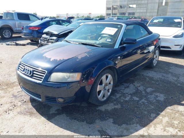 2003 AUDI A4 WAUAC48H03K021806 Photo 1