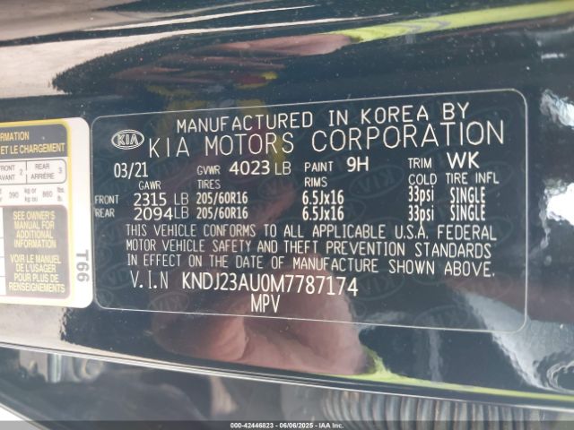 2021 KIA SOUL KNDJ23AU0M7787174 Photo 8