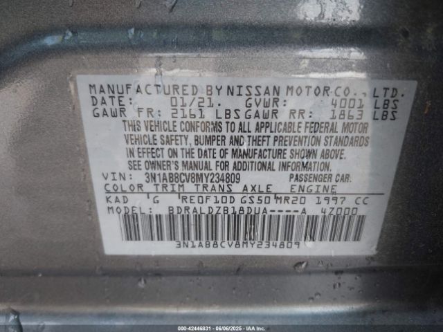2021 NISSAN SENTRA 3N1AB8CV8MY234809 Photo 8