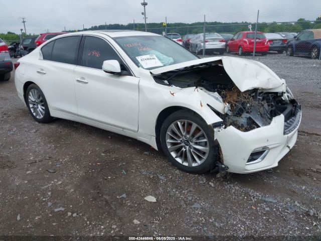Aukcja sprzedaży 2021 Infiniti Q50 Luxe Awd, vin: JN1EV7BR3MM751283, numer aukcji: 42446846