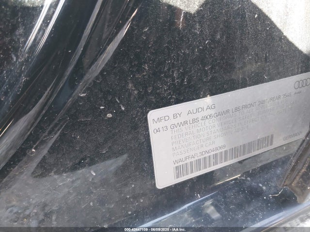 2013 AUDI A4 WAUFFAFL3DN046069 Photo 8