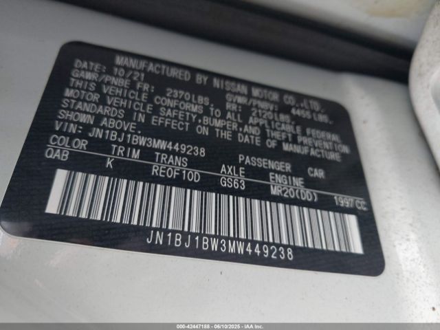 2021 NISSAN ROGUE SPORT JN1BJ1BW3MW449238 Photo 8