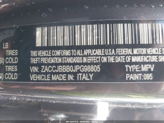2018 JEEP RENEGADE ZACCJBBB0JPG98805 Photo 8