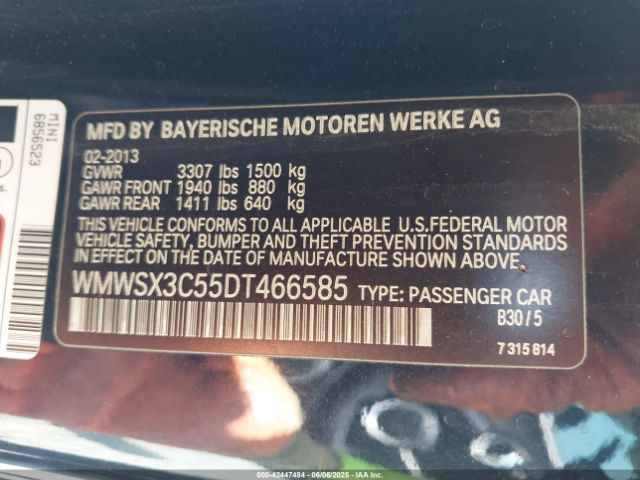 2013 MINI COUPE WMWSX3C55DT466585 Photo 8