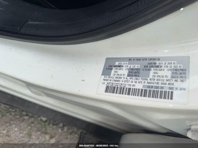 JM3TCBCY2G0126122 Mazda Cx-9 Touring