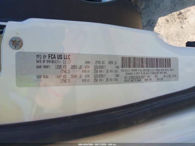 2018 DODGE GRAND CARAVAN 2C4RDGCG8JR136977 Photo 8