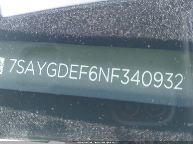 7SAYGDEF6NF340932 Tesla Model Y