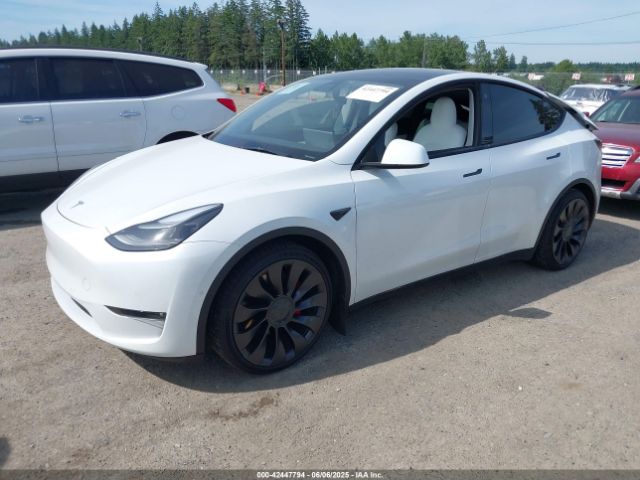 2022 TESLA MODEL Y 7SAYGDEF6NF340932 Photo 1