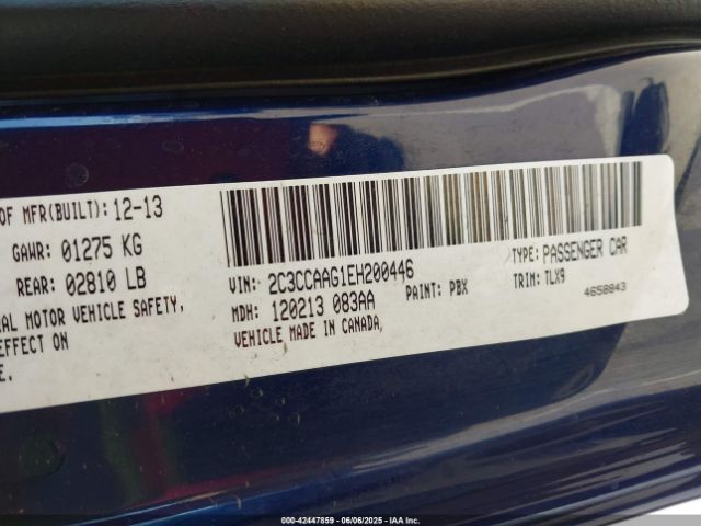2014 CHRYSLER 300 2C3CCAAG1EH200446 Photo 8