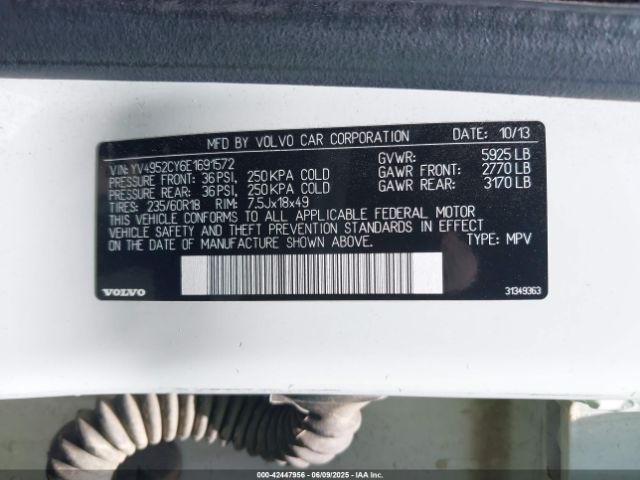2014 VOLVO XC90 YV4952CY6E1691572 Photo 8