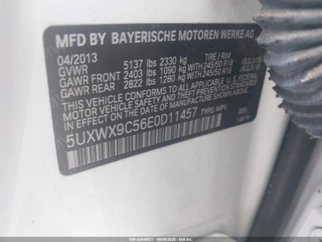 5UXWX9C56E0D11457 BMW X3 Xdrive28i