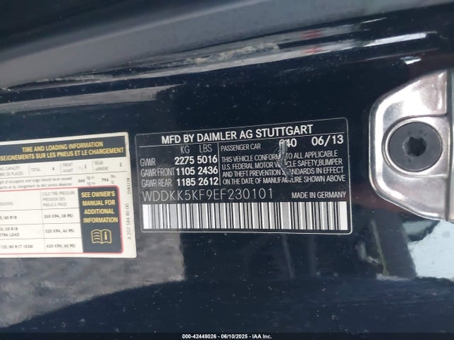 WDDKK5KF9EF230101 Mercedes-Benz 2014