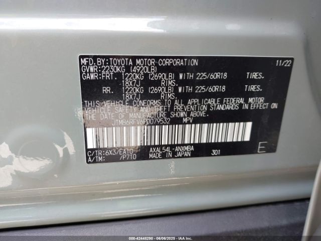 2023 TOYOTA RAV4 HYBRID JTMB6RFV6PD079532 Photo 8
