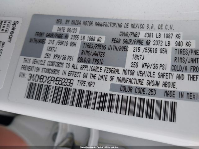 2023 MAZDA CX-30 3MVDMBCM2PM562939 Photo 8