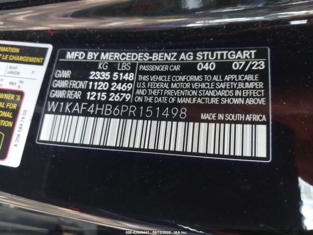 2023 MERCEDES-BENZ C 300 W1KAF4HB6PR151498 Photo 8