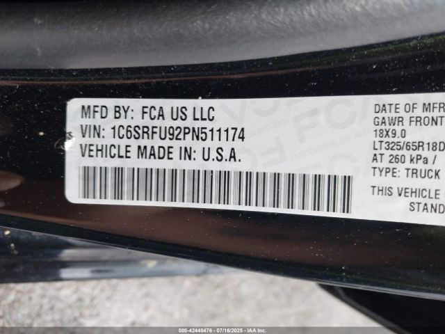 2023 RAM 1500 1C6SRFU92PN511174 Photo 8