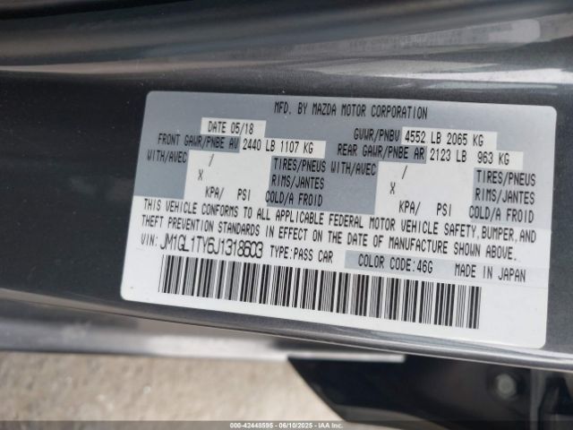 2018 MAZDA MAZDA6 JM1GL1TY6J1318603 Photo 8