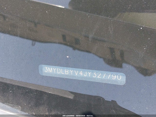 3MYDLBYV4JY327790 Toyota p5v