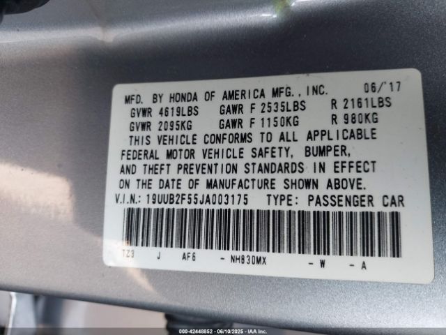 19UUB2F55JA003175 Acura Tlx Tech Pkg